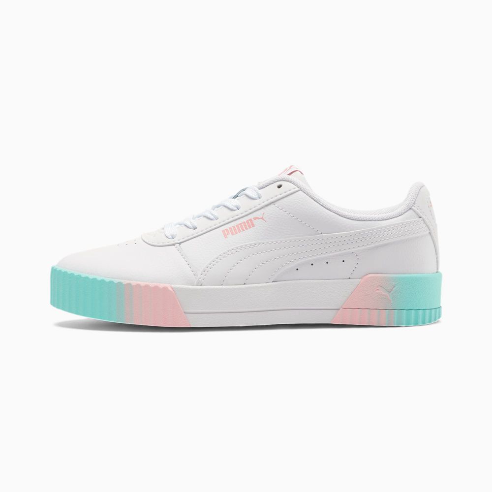 Puma Carina Fade Női Sportcipő - Kék/Rózsaszín ( Hungary - KMRFU5478 )